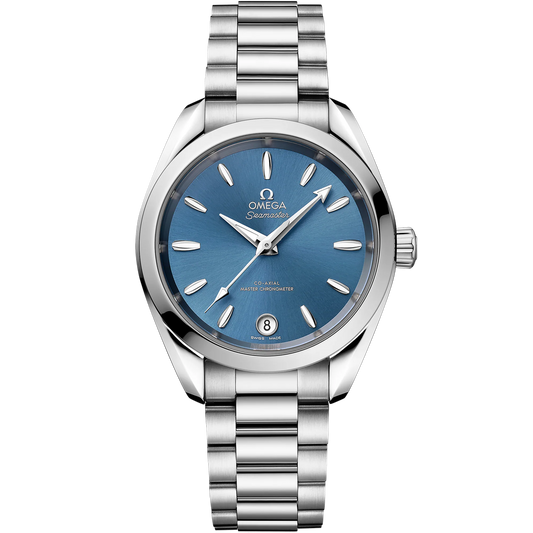 SEAMASTER AQUA TERRA SHADES 34 MM, STEEL ON STEEL