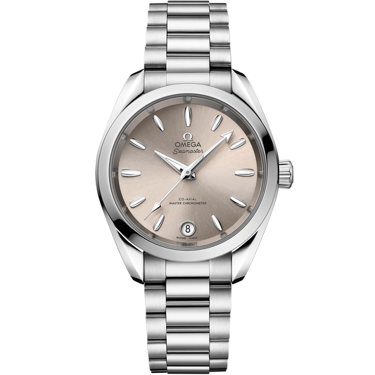 SEAMASTER AQUA TERRA SHADES 34 MM, STEEL ON STEEL