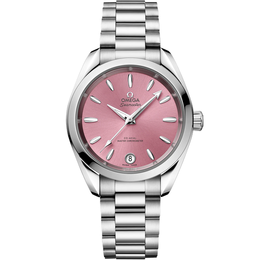SEAMASTER AQUA TERRA SHADES 34 MM, STEEL ON STEEL