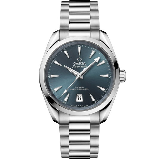SEAMASTER AQUA TERRA SHADES 38 MM, STEEL ON STEEL