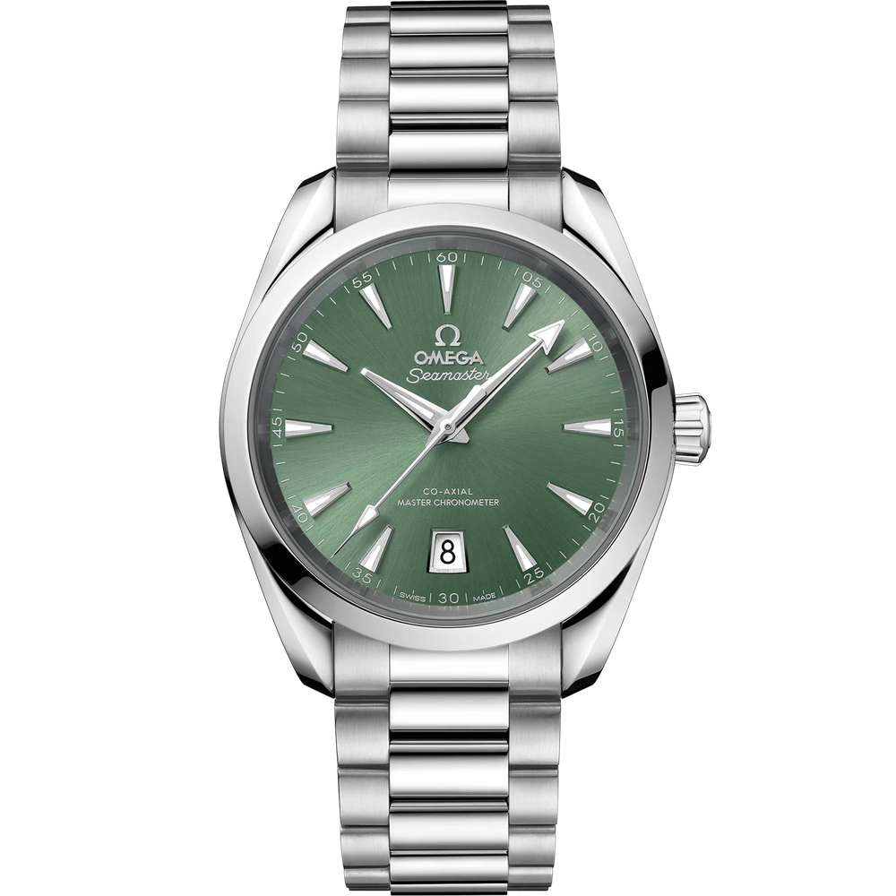 SEAMASTER AQUA TERRA SHADES 38 MM, STEEL ON STEEL