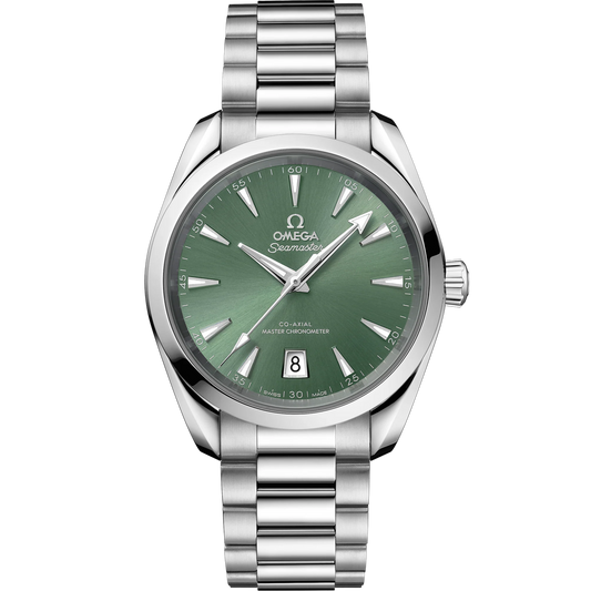 SEAMASTER AQUA TERRA SHADES 38 MM, STEEL ON STEEL