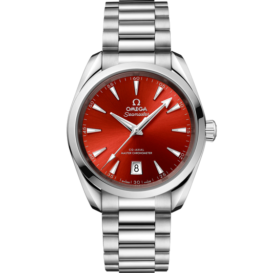 SEAMASTER AQUA TERRA SHADES 38 MM, STEEL ON STEEL