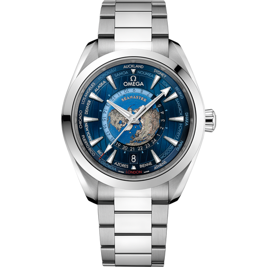 SEAMASTER AQUA TERRA 150M 43 MM, STEEL ON STEEL
