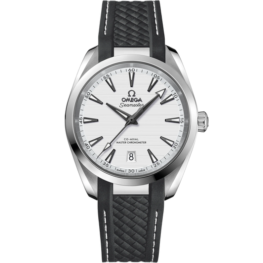 SEAMASTER AQUA TERRA 150M 38 MM, STEEL ON RUBBER STRAP
