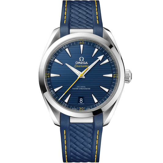 SEAMASTER AQUA TERRA 150M 41 MM, STEEL ON RUBBER STRAP