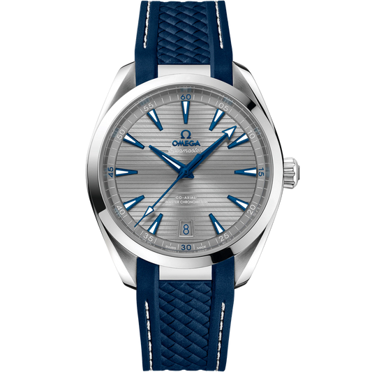 SEAMASTER AQUA TERRA 150M 41 MM, STEEL ON RUBBER STRAP