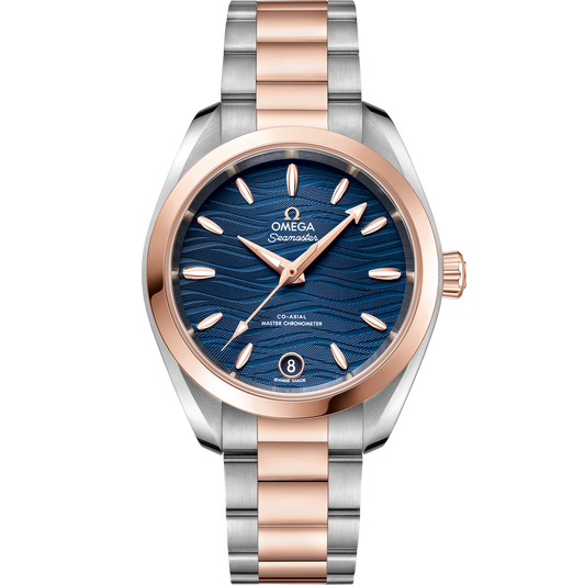 SEAMASTER AQUA TERRA 150M 34 MM, STEEL - SEDNA™ GOLD ON STEEL - SEDNA™ GOLD
