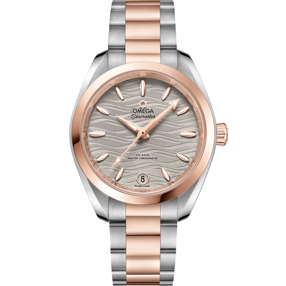 SEAMASTER AQUA TERRA 150M 34 MM, STEEL - SEDNA™ GOLD ON STEEL - SEDNA™ GOLD