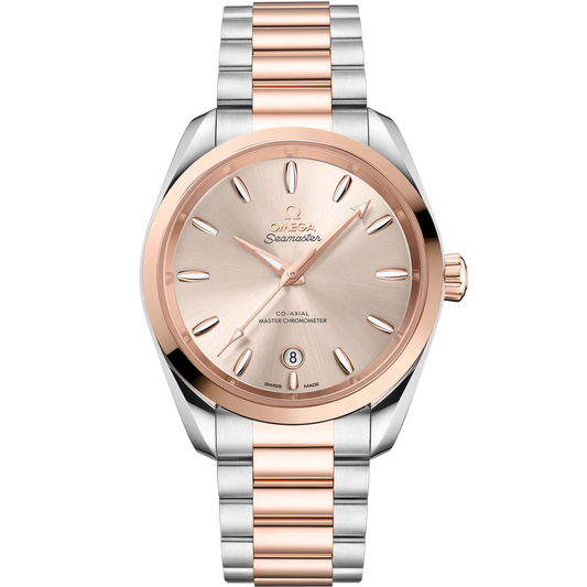 SEAMASTER AQUA TERRA SHADES 38 MM, STEEL - SEDNA™ GOLD ON STEEL - SEDNA™ GOLD