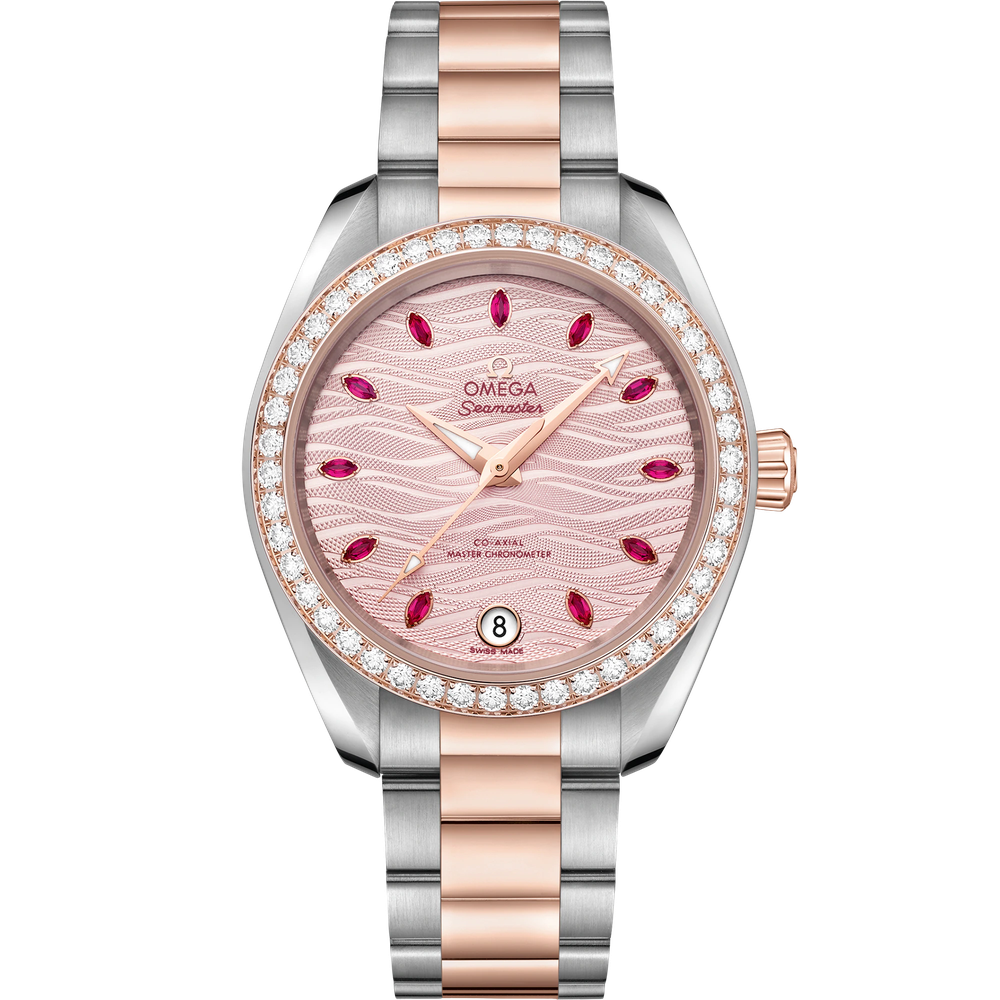 SEAMASTER AQUA TERRA 150M 34 MM, STEEL - SEDNA™ GOLD ON STEEL - SEDNA™ GOLD