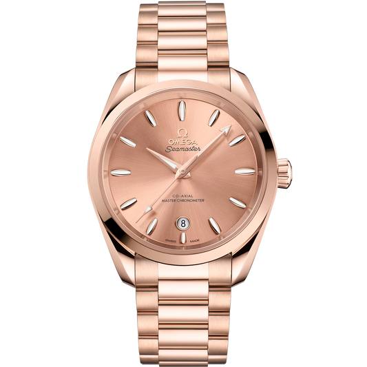 SEAMASTER AQUA TERRA SHADES 38 MM, SEDNA™ GOLD ON SEDNA™ GOLD