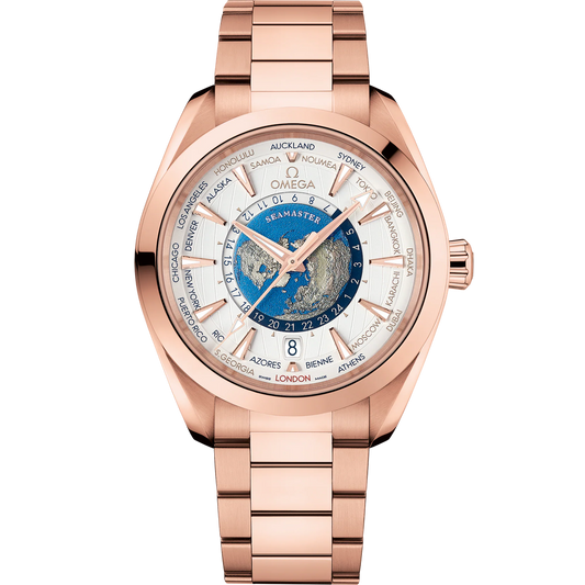 SEAMASTER AQUA TERRA 150M 43 MM, SEDNA™ GOLD ON SEDNA™ GOLD