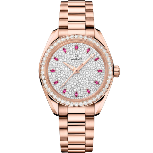 SEAMASTER AQUA TERRA 150M 34 MM, SEDNA™ GOLD ON SEDNA™ GOLD