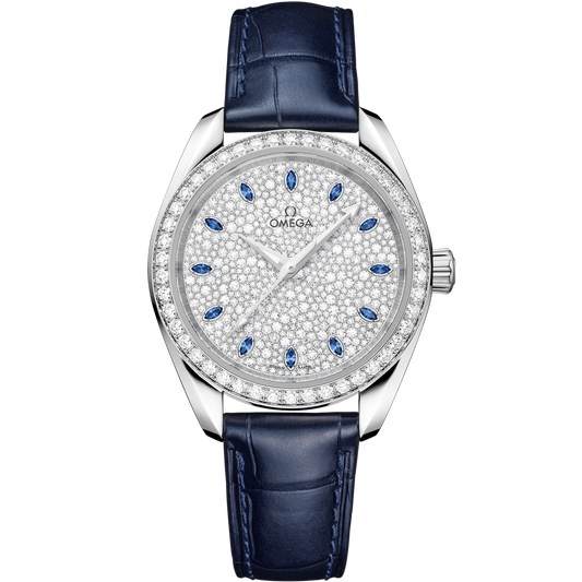 SEAMASTER AQUA TERRA 150M 34 MM, CANOPUS GOLD™ ON ALLIGATOR