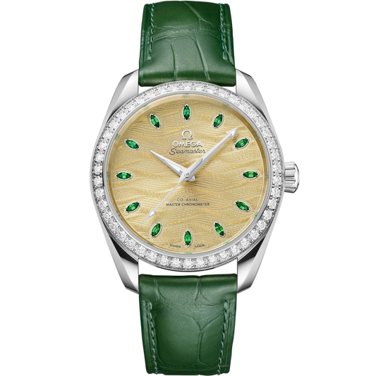 SEAMASTER AQUA TERRA 150M 38 MM, CANOPUS GOLD™ ON ALLIGATOR