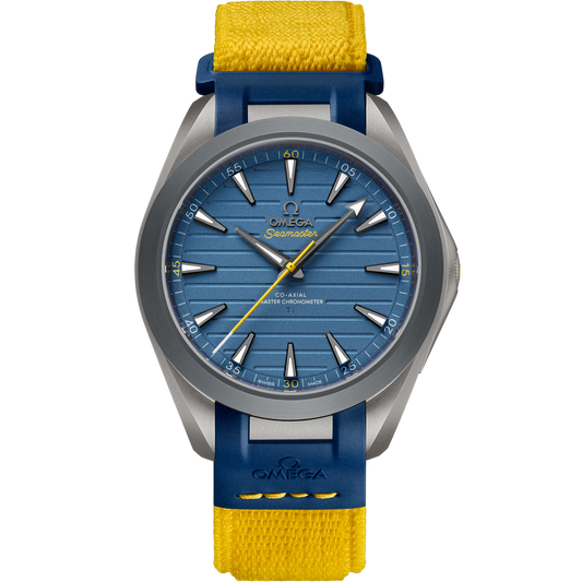 SEAMASTER AQUA TERRA 150M 41 MM, TITANIUM ON RUBBER STRAP