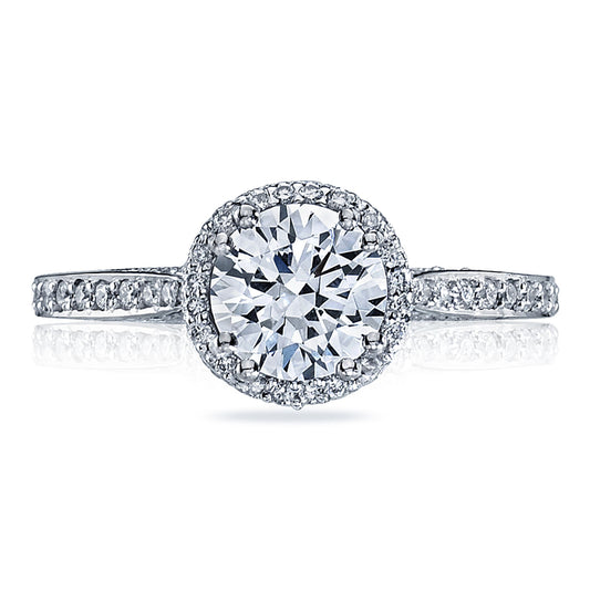 Round Bloom Engagement Ring