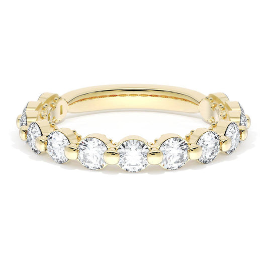 Round Diamond Wedding Band, 3.40mm