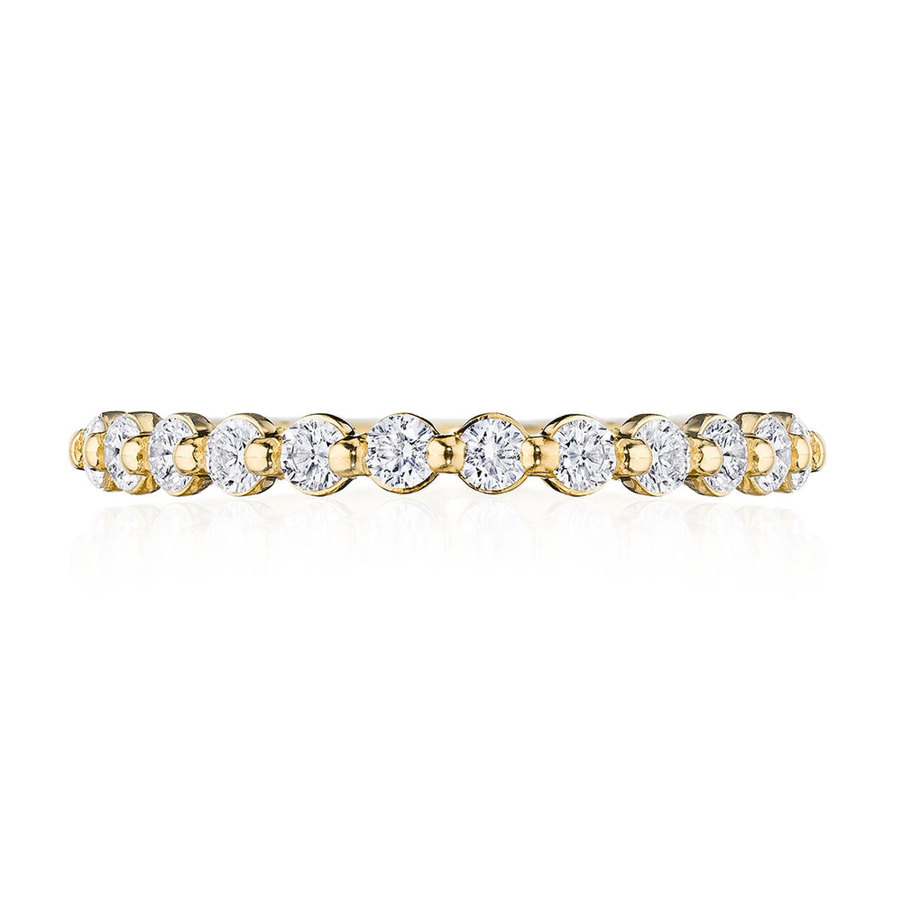 Round Diamond Wedding Band, 2mm