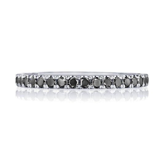 String of Black Diamonds Ring