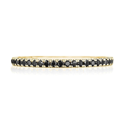 String of Black Diamonds Ring