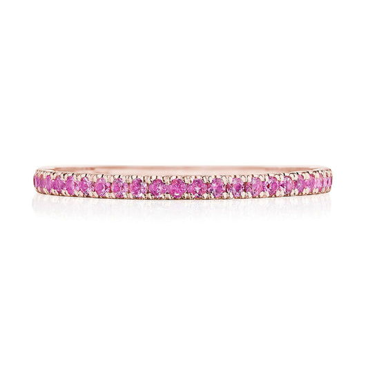 String of Pink Sapphires Ring
