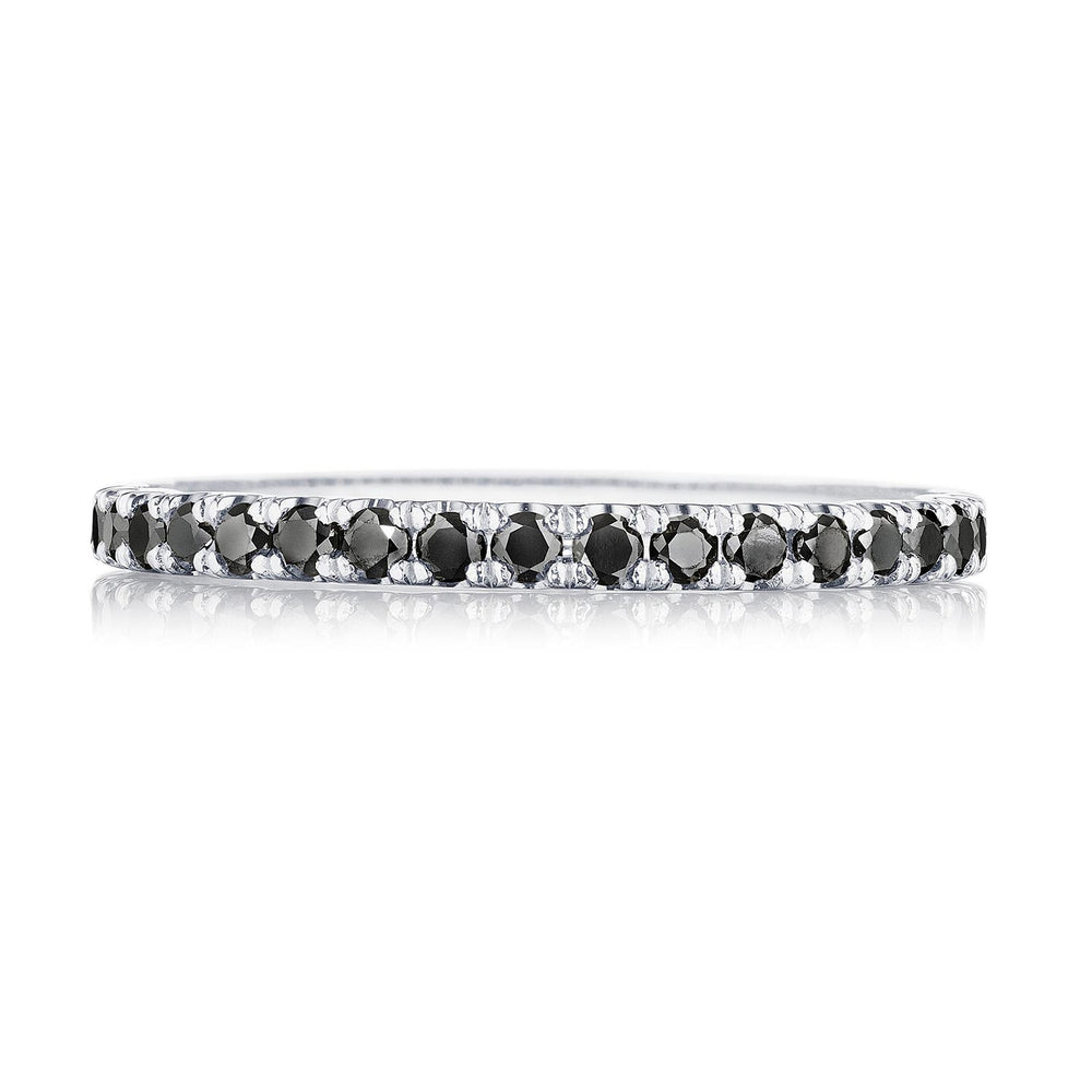 String of Black Diamonds Ring
