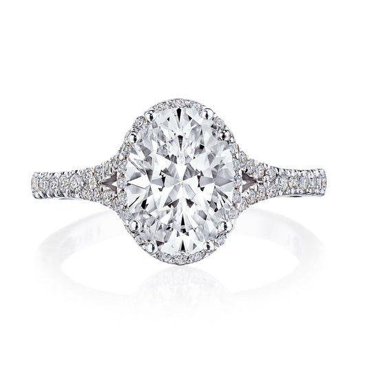 Oval Bloom Engagement Ring