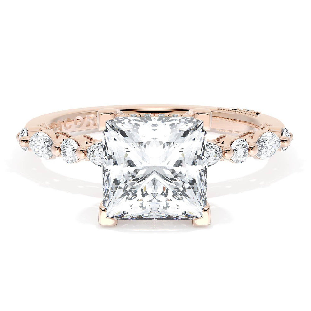 Princess Solitaire Engagement Ring