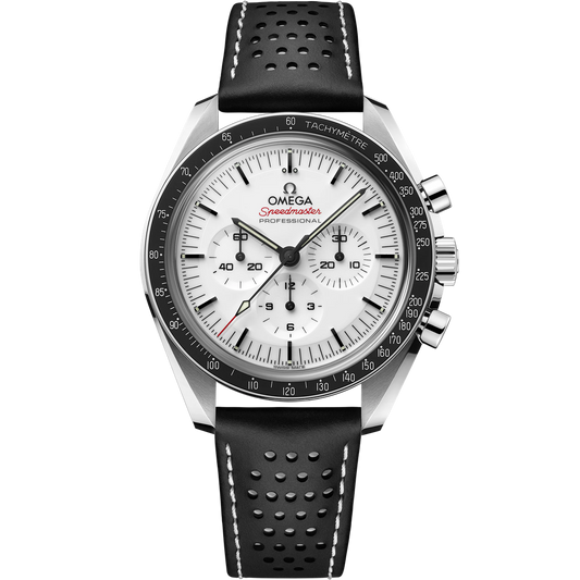 SPEEDMASTER MOONWATCH PROFESSIONAL 42 MM, STEEL ON LEATHER STRAP