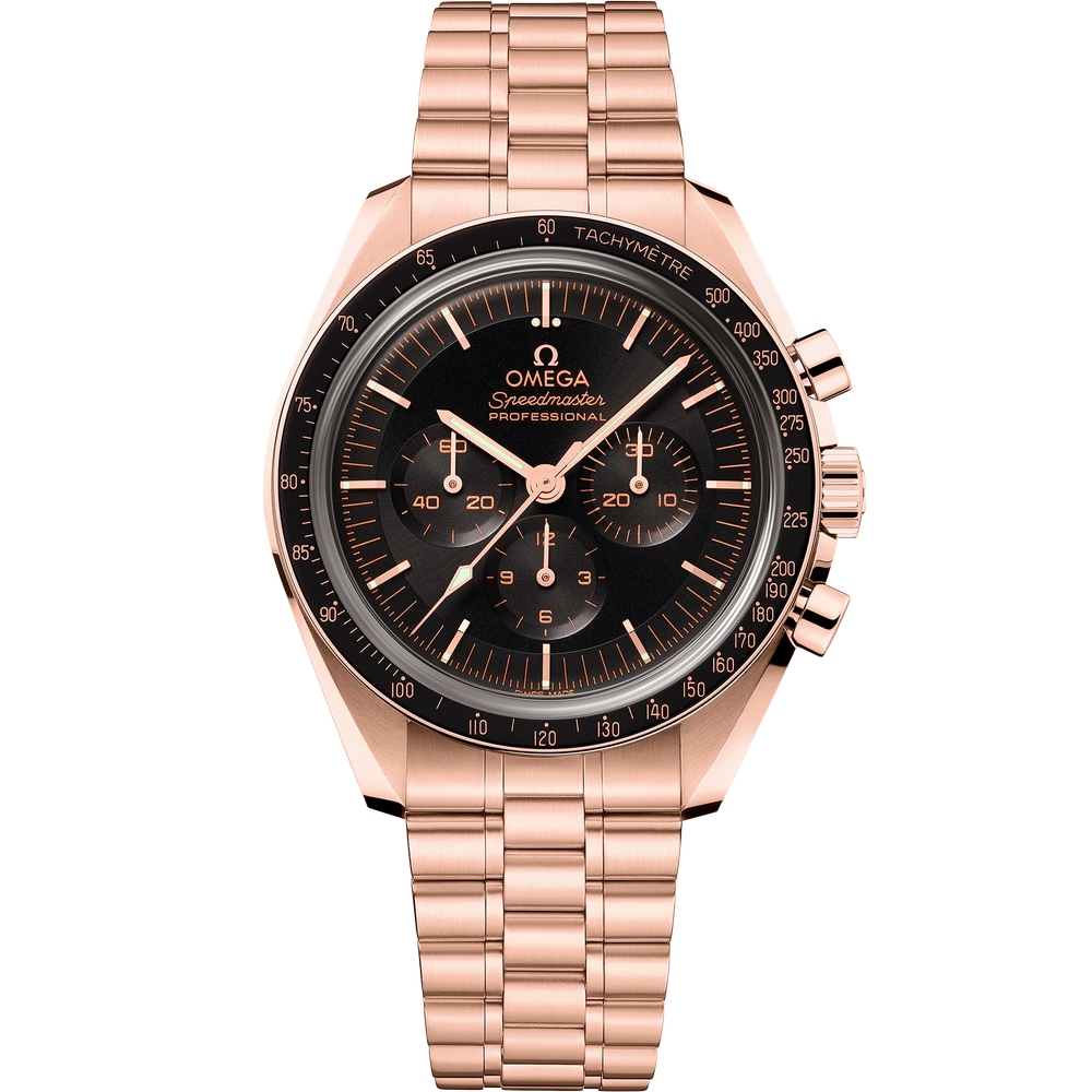 SPEEDMASTER MOONWATCH PROFESSIONAL 42 MM, SEDNA™ GOLD ON SEDNA™ GOLD