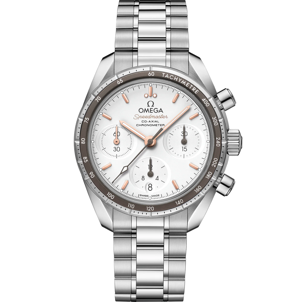 SPEEDMASTER 38 MM, STEEL ON STEEL