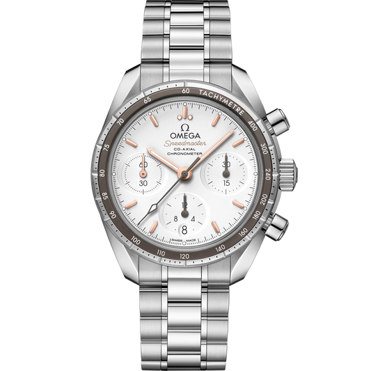 SPEEDMASTER 38 MM, STEEL ON STEEL