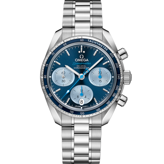SPEEDMASTER 38 MM, STEEL ON STEEL