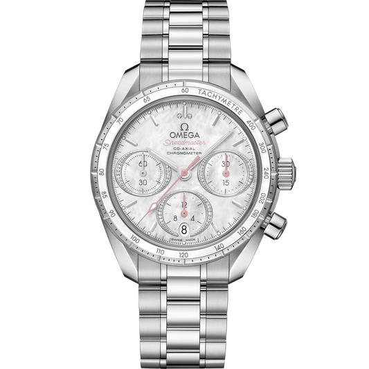 SPEEDMASTER 38 MM, STEEL ON STEEL