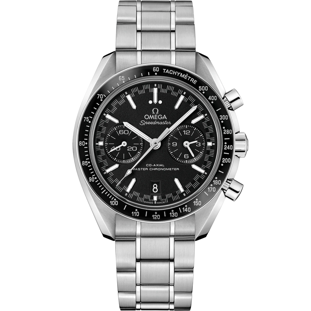 Speedmaster On Racing Band SPEEDMASTER RACING 44.25 MM, STEEL ON STEEL – Markham Fine Jewelers