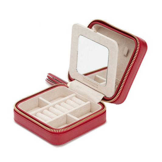 Red Caroline Zip Travel Case