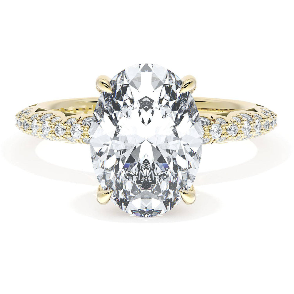 Oval Bloom Engagement Ring
