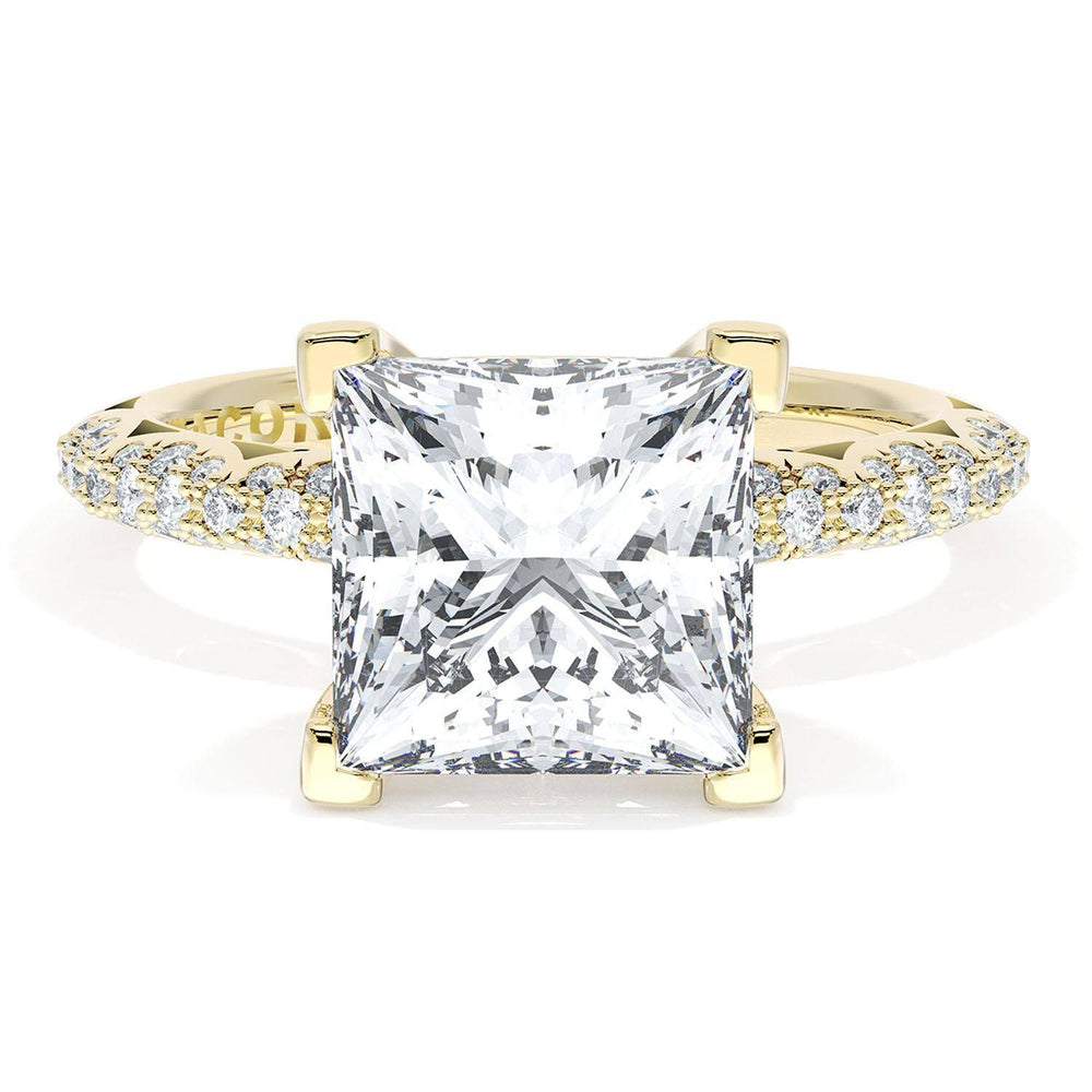Princess Bloom Engagement Ring