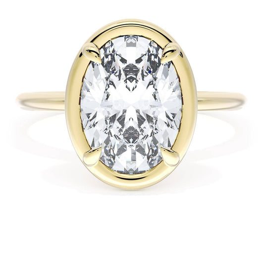 Oval Solitaire Engagement Ring