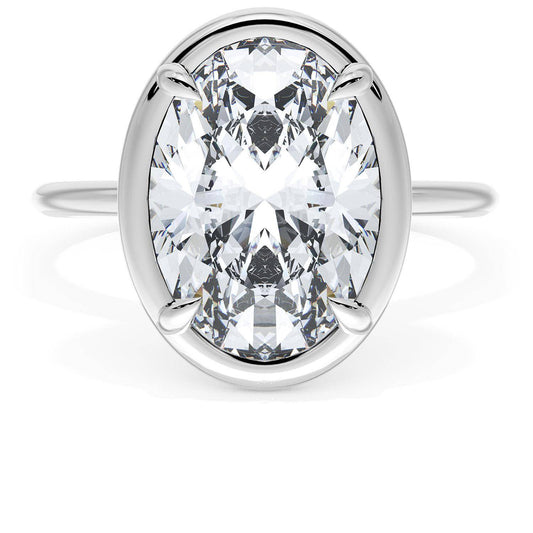Oval Solitaire Engagement Ring