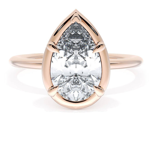 Pear Solitaire Engagement Ring