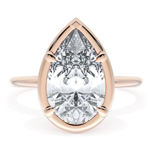 Pear Solitaire Engagement Ring