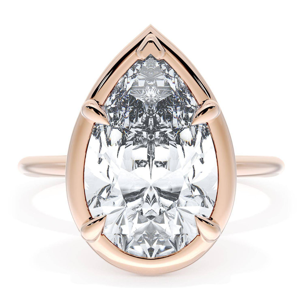Pear Solitaire Engagement Ring