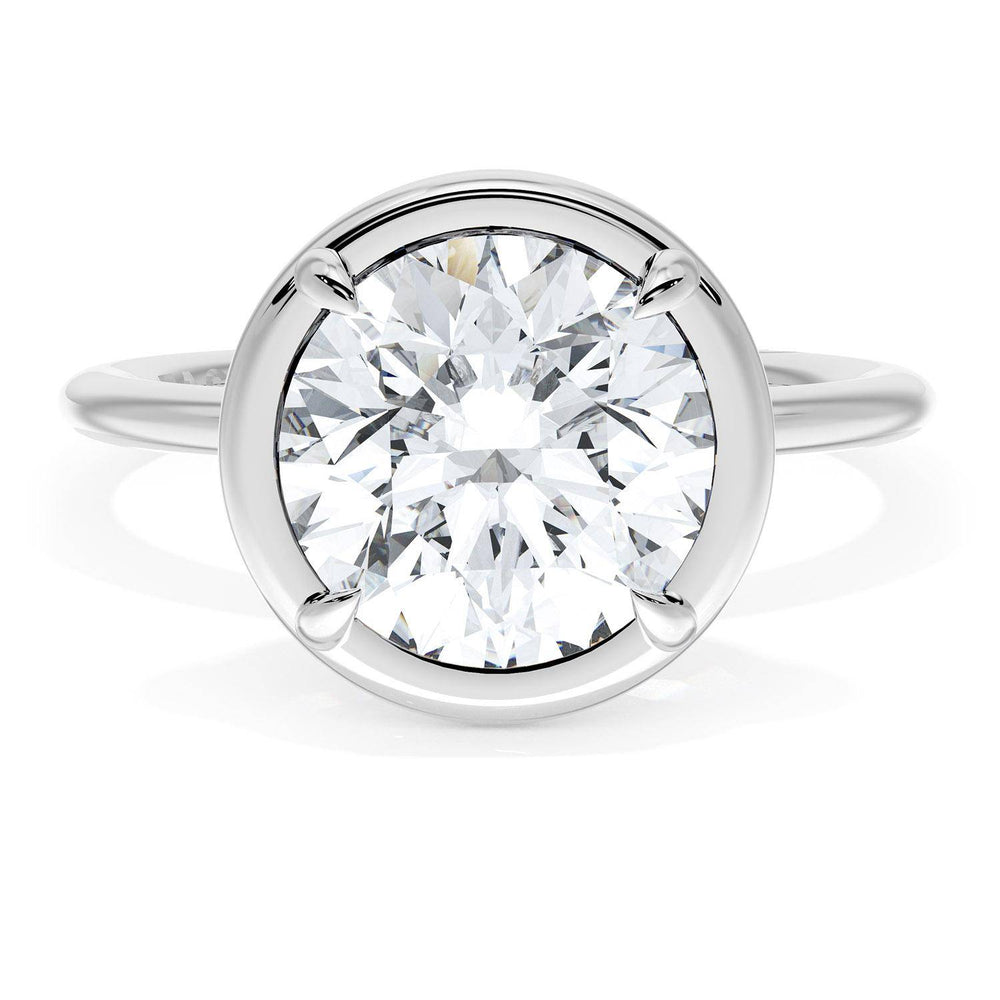 Round Solitaire Engagement Ring