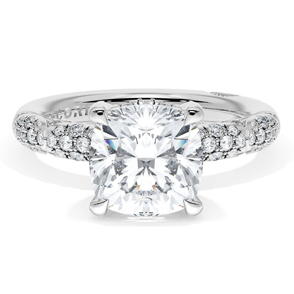 Cushion Bloom Engagement Ring