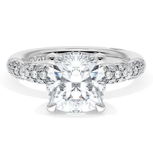 Cushion Bloom Engagement Ring