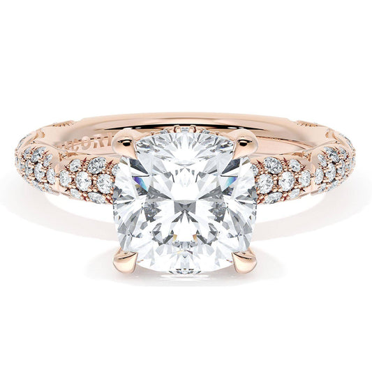 Cushion Bloom Engagement Ring