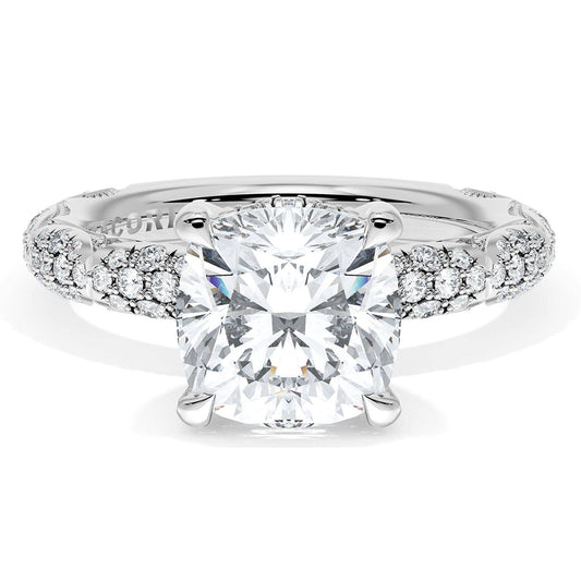 Cushion Bloom Engagement Ring